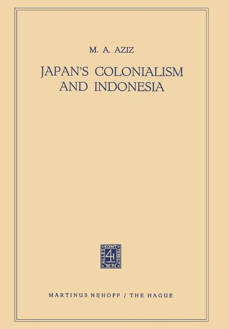 Japan's Colonialism and Indonesia (1955)