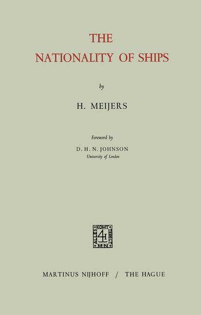 Nationality of Ships (Softcover Reprint of the Original 1st 1967)