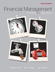Financial Management: Principles and Applications 11th Edition
