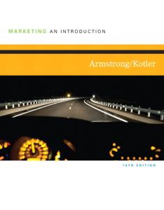 Marketing: An Introduction, 10th Edition
