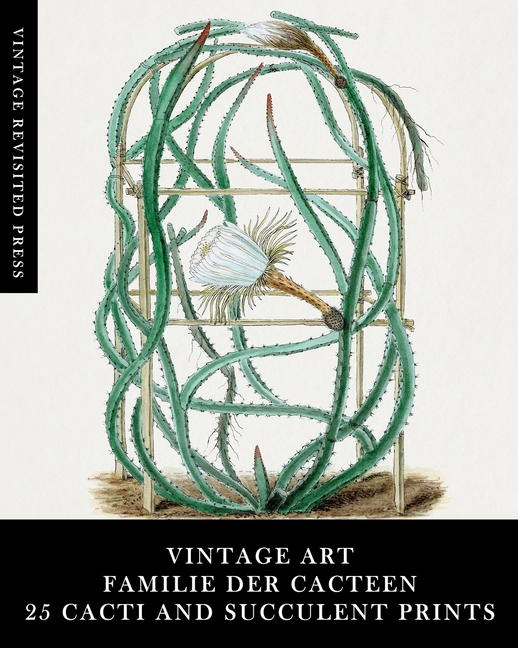 Vintage Art: Familie Der Cacteen: 25 Cacti and Succulent Prints