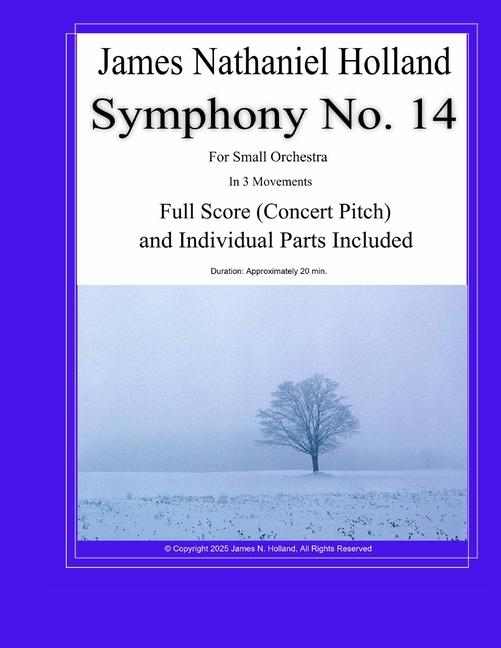 Symphony No. 14: for Small Orchestra in 3 Movements Full Score and Individual Instrument Parts
