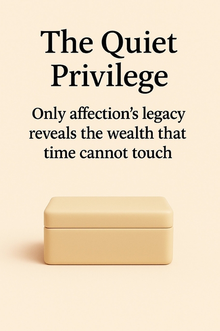 Quiet Privilege: Only affection's legacy reveals the wealth that time cannot touch