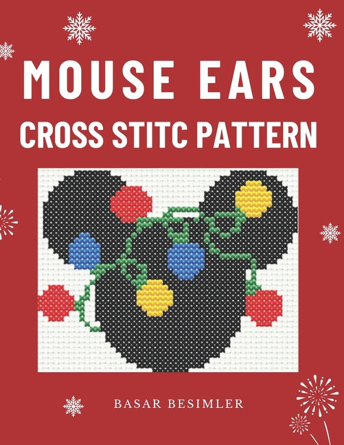 Mouse Ears Cross Stitch Pattern: 18 Christmas Mouse Ears