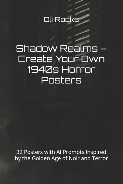 Shadow Realms - Create Your Own 1940s Horror Posters: 32 Posters with AI Prompts Inspired by the Gol
