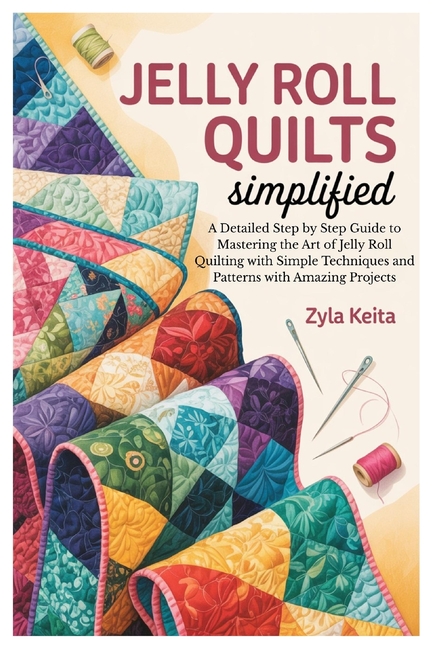 Jelly Roll Quilts Simplified: A Detailed Step by Step Guide to Mastering the Art of Jelly Roll Quilt