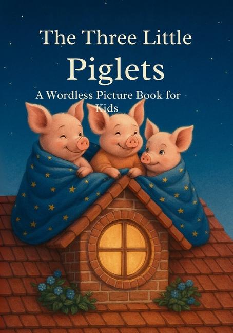 Three Little Piglets: A Wordless Picture Book for Kids Ages 3-7