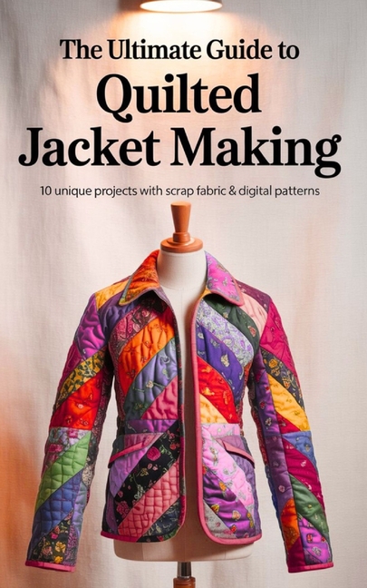 Ultimate Guide To Quilted Jacket Making: 10 Unique Projects With Scrap Fabric & Digital Patterns