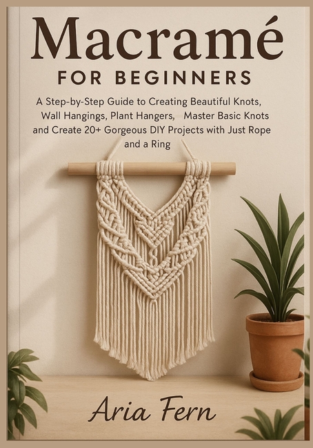 Macramé for Beginners: A Step-by-Step Guide to Creating Beautiful Knots, Wall Hangings, Plant Hanger