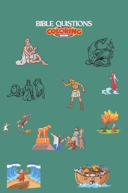 Bible quiz for kids and colouring