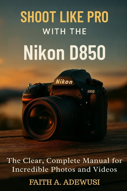 Shoot Like Pro With The Nikon D850: The Clear, Complete Manual for Incredible Photos and Videos