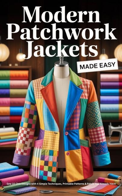 Modern Patchwork Jackets Made Easy: Sew 10 Chic Designs with 4 Simple Techniques, Printable Patterns