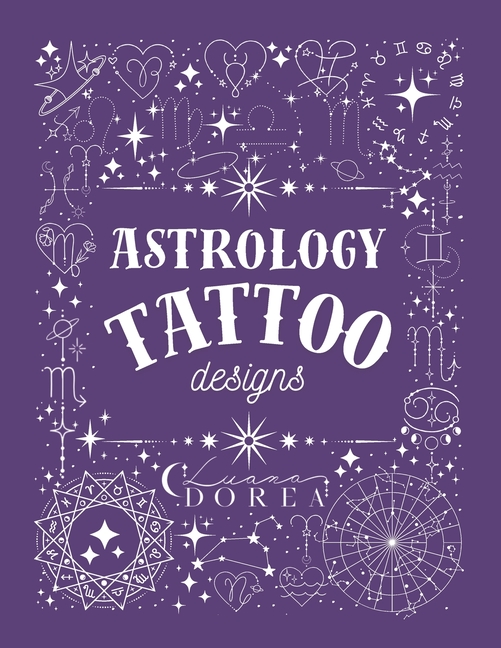 Astrology Tattoo Designs: A collection of mystical, minimalist tattoo art inspired by the stars.