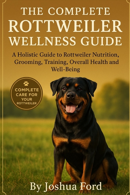 Complete Rottweiler Wellness Guide: A Holistic Guide to Rottweiler Nutrition, Grooming, Training, Ov