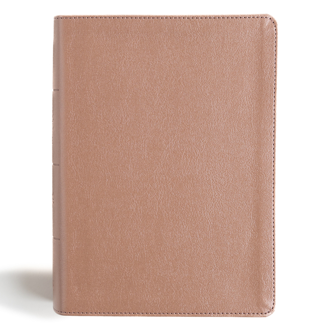CSB Study Bible, Personal Size, Digital Study Edition, Rose Gold Leathertouch (Digital Study)