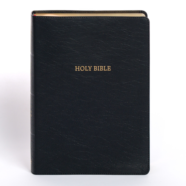 NASB Super Giant Print Reference Bible, Black Leathertouch, Indexed