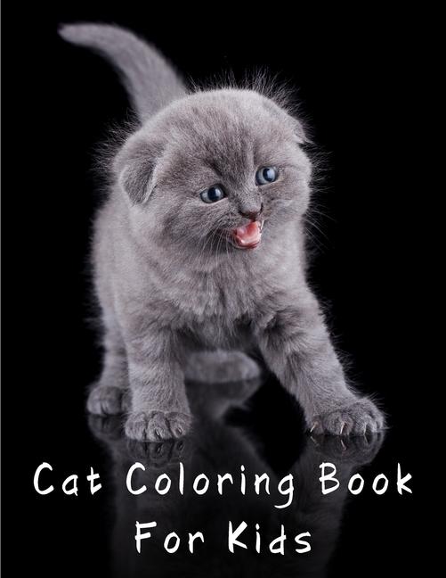 Cat Coloring Book for Kids: Cat Books Kids Kittens Coloring Book Funny Kitten Coloring Pages for Gir