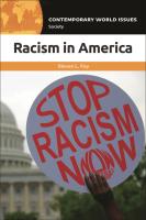 Racism in America: A Reference Handbook