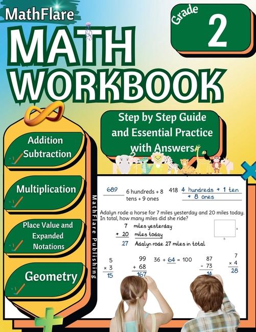 MathFlare - Math Workbook 2nd Grade: Math Workbook Grade 2: Addition, Subtraction, Multiplication, P