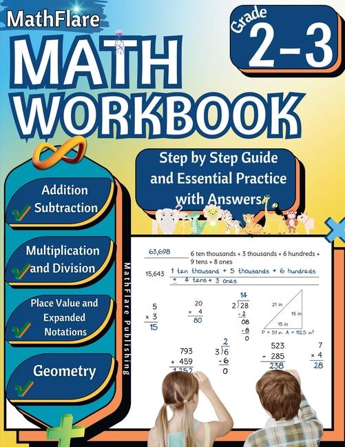 MathFlare - Math Workbook 2nd and 3rd Grade: Math Workbook Grade 2-3: Addition, Subtraction, Multipl