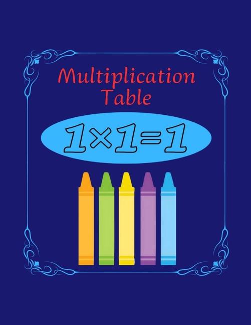 Multiplication Table: Coloring Book, Numbers, Math, for School, for Children, for Kids, for Toddler,