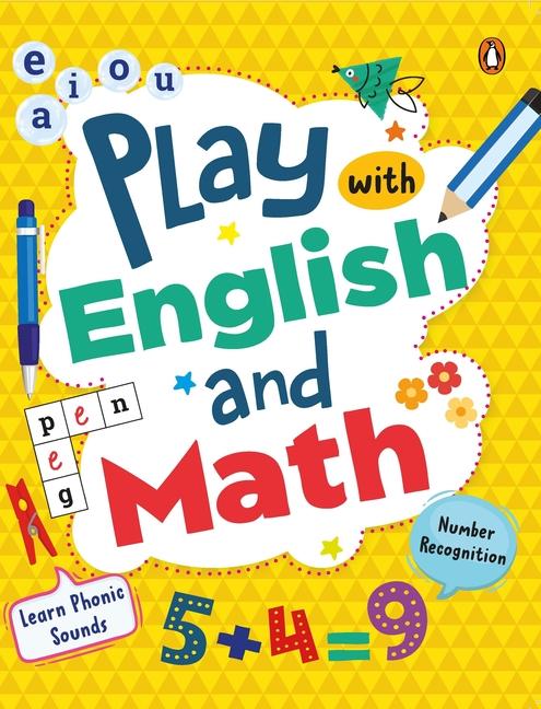 Play with English and Math: First Practice Workbook, Omnibus Fun and Interactive English and Math Le