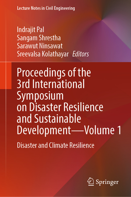 Proceedings of the 3rd International Symposium on Disaster Resilience and Sustainable Development--V