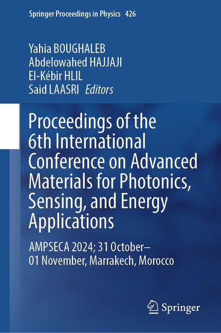 Proceedings of the 6th International Conference on Advanced Materials for Photonics, Sensing, and En