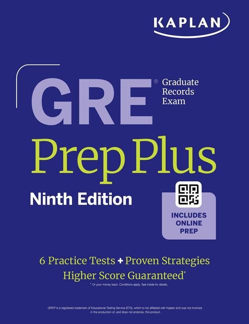 GRE Prep Plus, Ninth Edition (2025): Includes 6 Practice Tests, 1500+ Practice Questions + Online Ac
